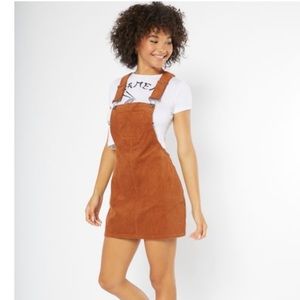 Corduroy Overall Dress